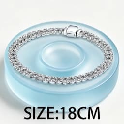 2026 New 925 Silver Sparkling Inlaid Tassel Cuban Women's Bee Plant Specimen Bracelet Display Tool Exquisite DIY Charm Jewelry
