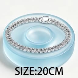 2026 New 925 Silver Sparkling Inlaid Tassel Cuban Women's Bee Plant Specimen Bracelet Display Tool Exquisite DIY Charm Jewelry