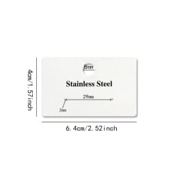 50/100pcs 6.4x4cm Paper Display Cards Stainless Steel Earring Package Jewelry Box Bag Holder Stand Storage Package Wholesale