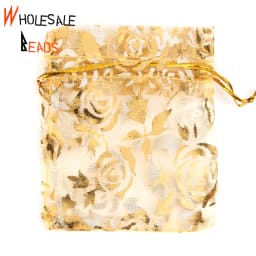 50pcs/Lot 35 Colors 7x9cm 9x12cm Drawstring Organza Bags Jewelry Packaging Bags Candy Wedding Party Bags Wholesale Gifts Pouches