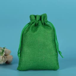 50pcs/lot Drawstring Gift Pouches Linen Bags For Jewelry Wedding Party Christmas Packaging Custom Logo 7*9 8*10 10*14 13*18cm