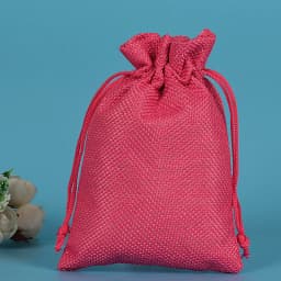 50pcs/lot Drawstring Gift Pouches Linen Bags For Jewelry Wedding Party Christmas Packaging Custom Logo 7*9 8*10 10*14 13*18cm