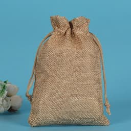 50pcs/lot Drawstring Gift Pouches Linen Bags For Jewelry Wedding Party Christmas Packaging Custom Logo 7*9 8*10 10*14 13*18cm