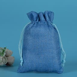 50pcs/lot Drawstring Gift Pouches Linen Bags For Jewelry Wedding Party Christmas Packaging Custom Logo 7*9 8*10 10*14 13*18cm