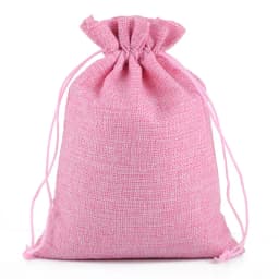50pcs/lot Drawstring Gift Pouches Linen Bags For Jewelry Wedding Party Christmas Packaging Custom Logo 7*9 8*10 10*14 13*18cm