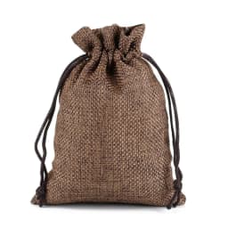 50pcs/lot Drawstring Gift Pouches Linen Bags For Jewelry Wedding Party Christmas Packaging Custom Logo 7*9 8*10 10*14 13*18cm