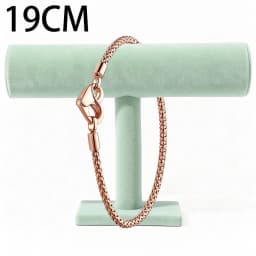 2026 New 925 Silver Women's Eternal Love Heart Jewelry Nail Snake Bone Bracelet Display Tool Exquisite DIY Charm Jewelry