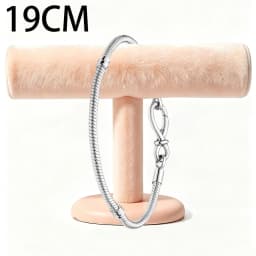 2026 New 925 Silver Women's Eternal Love Heart Jewelry Nail Snake Bone Bracelet Display Tool Exquisite DIY Charm Jewelry