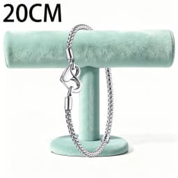 2026 New 925 Silver Women's Eternal Love Heart Jewelry Nail Snake Bone Bracelet Display Tool Exquisite DIY Charm Jewelry