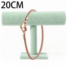 2026 New 925 Silver Women's Eternal Love Heart Jewelry Nail Snake Bone Bracelet Display Tool Exquisite DIY Charm Jewelry