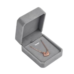 High-grade Velvet Jewelry Box Ring Necklace Bracelet Storage Gift Packaging Box Grey Exquisite Jewelry Organizer Box Joyero