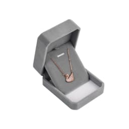 High-grade Velvet Jewelry Box Ring Necklace Bracelet Storage Gift Packaging Box Grey Exquisite Jewelry Organizer Box Joyero
