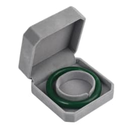 High-grade Velvet Jewelry Box Ring Necklace Bracelet Storage Gift Packaging Box Grey Exquisite Jewelry Organizer Box Joyero