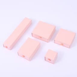 12Pcs Kraft Jewelry Packaging Drawer Boxes Ring Earrings Necklace Pendant Jewelry Accessories Organozer Packaging Display Case