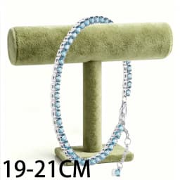 2026 New 925 Silver Women's Sparkling Tennis Heart Shaped Snake Bone Logo Bracelet Display Tool DIY Exquisite Charm Jewelry