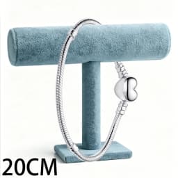 2026 New 925 Silver Women's Sparkling Tennis Heart Shaped Snake Bone Logo Bracelet Display Tool DIY Exquisite Charm Jewelry