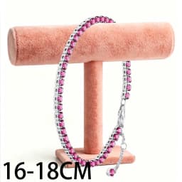 2026 New 925 Silver Women's Sparkling Tennis Heart Shaped Snake Bone Logo Bracelet Display Tool DIY Exquisite Charm Jewelry
