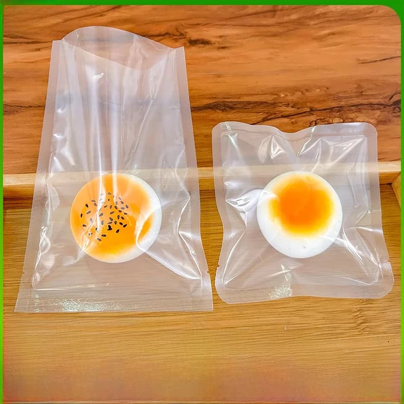 Food Grade Nylon Squeezable Bag Handmade Plastic Self Sealing Soft Packaging Gift Bag Customizable Double Rich Home Goods