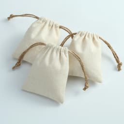50 Cotton Burlap Jewelry Packaging Pouches Organizer Wedding Christmas Party Candy Bag Present Mariage Jute Drawstring Gift Bag