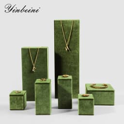 Yinbeini Jewelry Storage Sets Ring Earring Necklace Display Stand Pendant Bracelet Storage Stand TB009