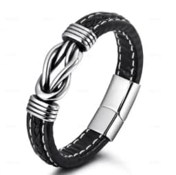 Stainless Steel Nordic Viking Norse Dragon Bracelet Men Wristband Cuff Bracelets with Viking Wooden Box