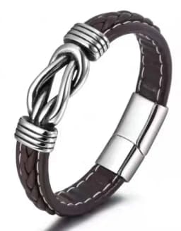 Stainless Steel Nordic Viking Norse Dragon Bracelet Men Wristband Cuff Bracelets with Viking Wooden Box