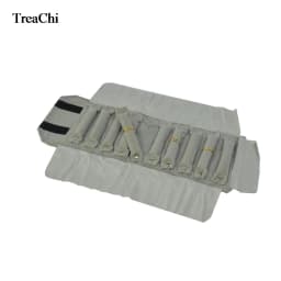 Fine Mini Jewelry Travel Roll Bag Fashion Black Grey Velvet Ring Storage Organizer Pouch Personalized Ring Carrying Case