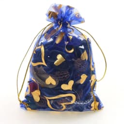 100Pcs/lot 7X9cm 9X12cm 11X16cm 13X18cm Gold Color Love Heart Rose Organza Bag Wedding Candy Gift Christmas Bags Jewelry Packing
