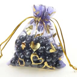 100Pcs/lot 7X9cm 9X12cm 11X16cm 13X18cm Gold Color Love Heart Rose Organza Bag Wedding Candy Gift Christmas Bags Jewelry Packing