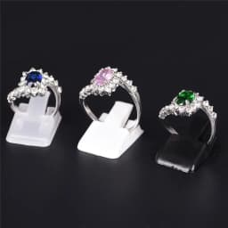 10pcs/Lot Ring Show Plastic Frosted Jewelry Displays Holder For Ring, Decoration Stand