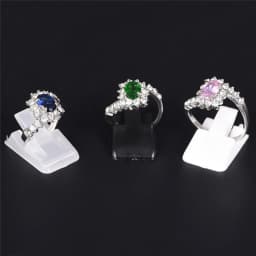 10pcs/Lot Ring Show Plastic Frosted Jewelry Displays Holder For Ring, Decoration Stand