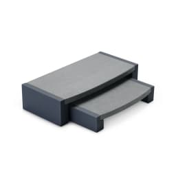 Oirlv Jewelry Stand Display For Business Grey Leather Earring Jewelry Display Stand Necklace Bracelet Watch Jewelry Holder Stand