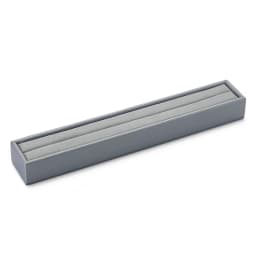 Oirlv Jewelry Stand Display For Business Grey Leather Earring Jewelry Display Stand Necklace Bracelet Watch Jewelry Holder Stand