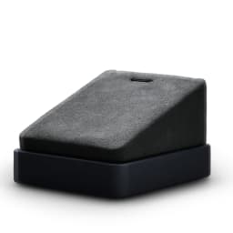 Oirlv Jewelry Stand Display For Business Grey Leather Earring Jewelry Display Stand Necklace Bracelet Watch Jewelry Holder Stand