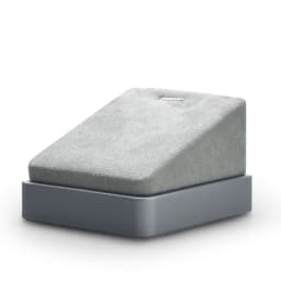 Oirlv Jewelry Stand Display For Business Grey Leather Earring Jewelry Display Stand Necklace Bracelet Watch Jewelry Holder Stand