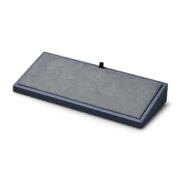 Oirlv Jewelry Stand Display For Business Grey Leather Earring Jewelry Display Stand Necklace Bracelet Watch Jewelry Holder Stand