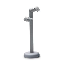 Oirlv Jewelry Stand Display For Business Grey Leather Earring Jewelry Display Stand Necklace Bracelet Watch Jewelry Holder Stand