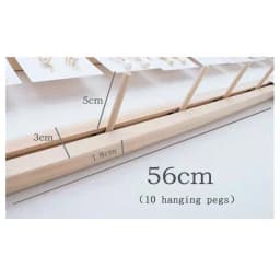 Jewelry Organizer Wooden DIY Wall Jewelry Display Earring Ring Necklace Hanger Storage Stands Boho Nature Jewelry Shop Decor