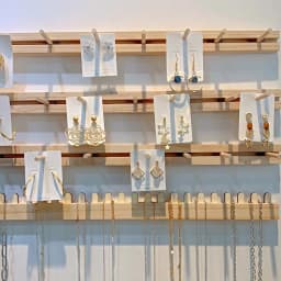 Jewelry Organizer Wooden DIY Wall Jewelry Display Earring Ring Necklace Hanger Storage Stands Boho Nature Jewelry Shop Decor
