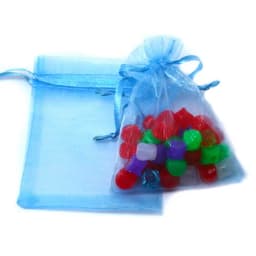 10pcs/20pcs 7x9/9x12cm Drawstring Organza Jewelry Packaging Display Pouches For DIY Jewelry Wedding Christmas Gift Beads Bags