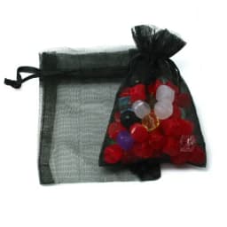 10pcs/20pcs 7x9/9x12cm Drawstring Organza Jewelry Packaging Display Pouches For DIY Jewelry Wedding Christmas Gift Beads Bags