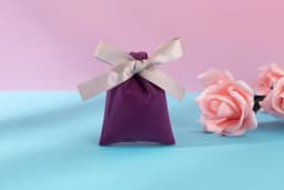 50Pcs Jewelry Velvet Bag Ribbon Drawstring Bowknot Pouch Suede Microfiber Ring Earrings Stud Bracelet Pendant Necklace Organizer