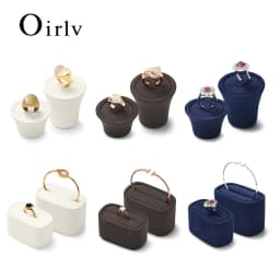 Oirlv Ring Display Stand Jewelry Display Props Display Tray Accessory Display Rack Live Streaming Ring Props