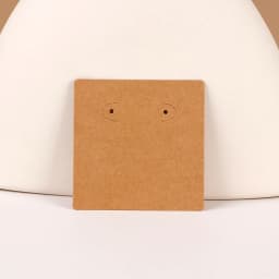 50 Pcs 7x7cm Earrings Jewelry Display Paper Card With Or Without Bags Wholesale Packaging Business Supplier Customize Service