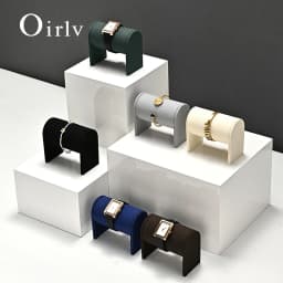 Oirlv Watch Display Stand Microfiber Jewelry Organizer Watch Stand Bracelet Display Rack Jewelry Watch Bracelet Photography Prop