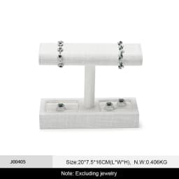 Oirlv T-bar Watch Holder Watch Jewelry Display Stand Rings Bracelets Storage Holder Jewelry Display Rack Watch Showcase Props
