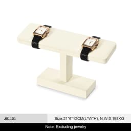 Oirlv T-bar Watch Holder Watch Jewelry Display Stand Rings Bracelets Storage Holder Jewelry Display Rack Watch Showcase Props