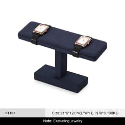 Oirlv T-bar Watch Holder Watch Jewelry Display Stand Rings Bracelets Storage Holder Jewelry Display Rack Watch Showcase Props
