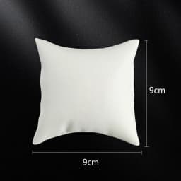 White PU Leather Jewelry Pillow Watch Holder Bracelet Bangle Display Props Necklace Chain Organizer Watch Pillow
