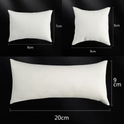 White PU Leather Jewelry Pillow Watch Holder Bracelet Bangle Display Props Necklace Chain Organizer Watch Pillow